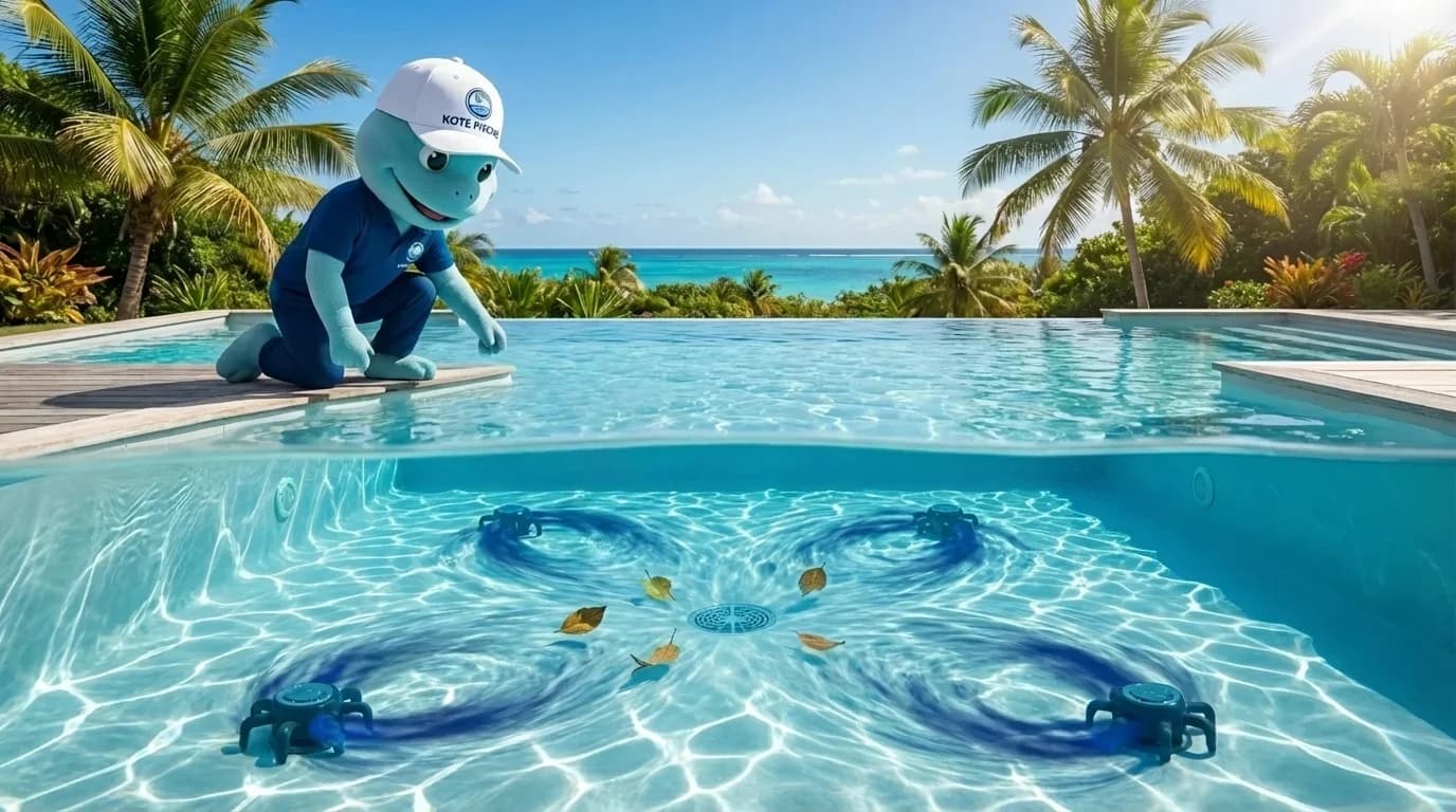 Service Nettoyage Automatique - Koté Piscine Guadeloupe